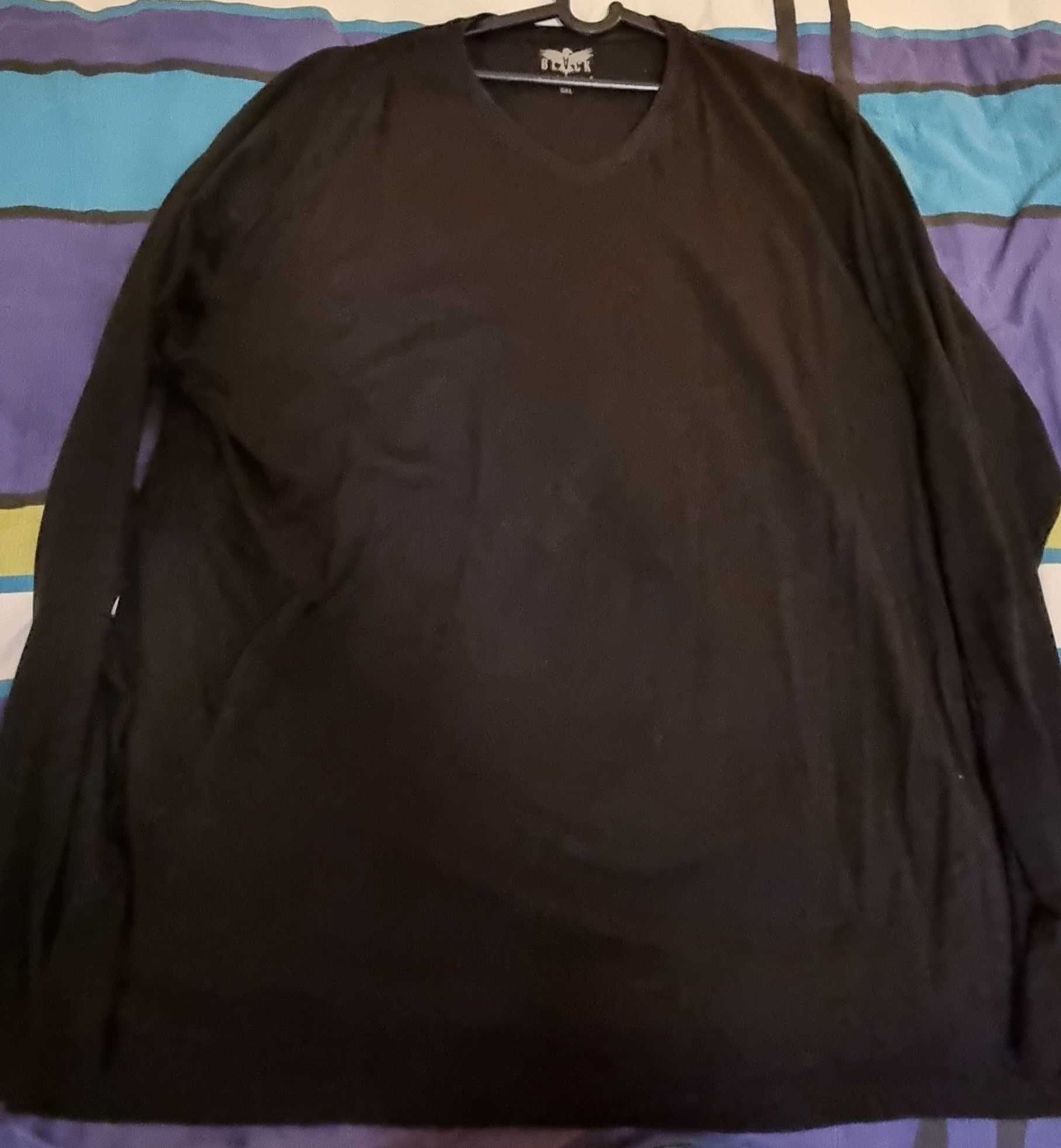 Zestaw 4 dużych bawełnianych bluz męskich + gratis bezrękawnik.