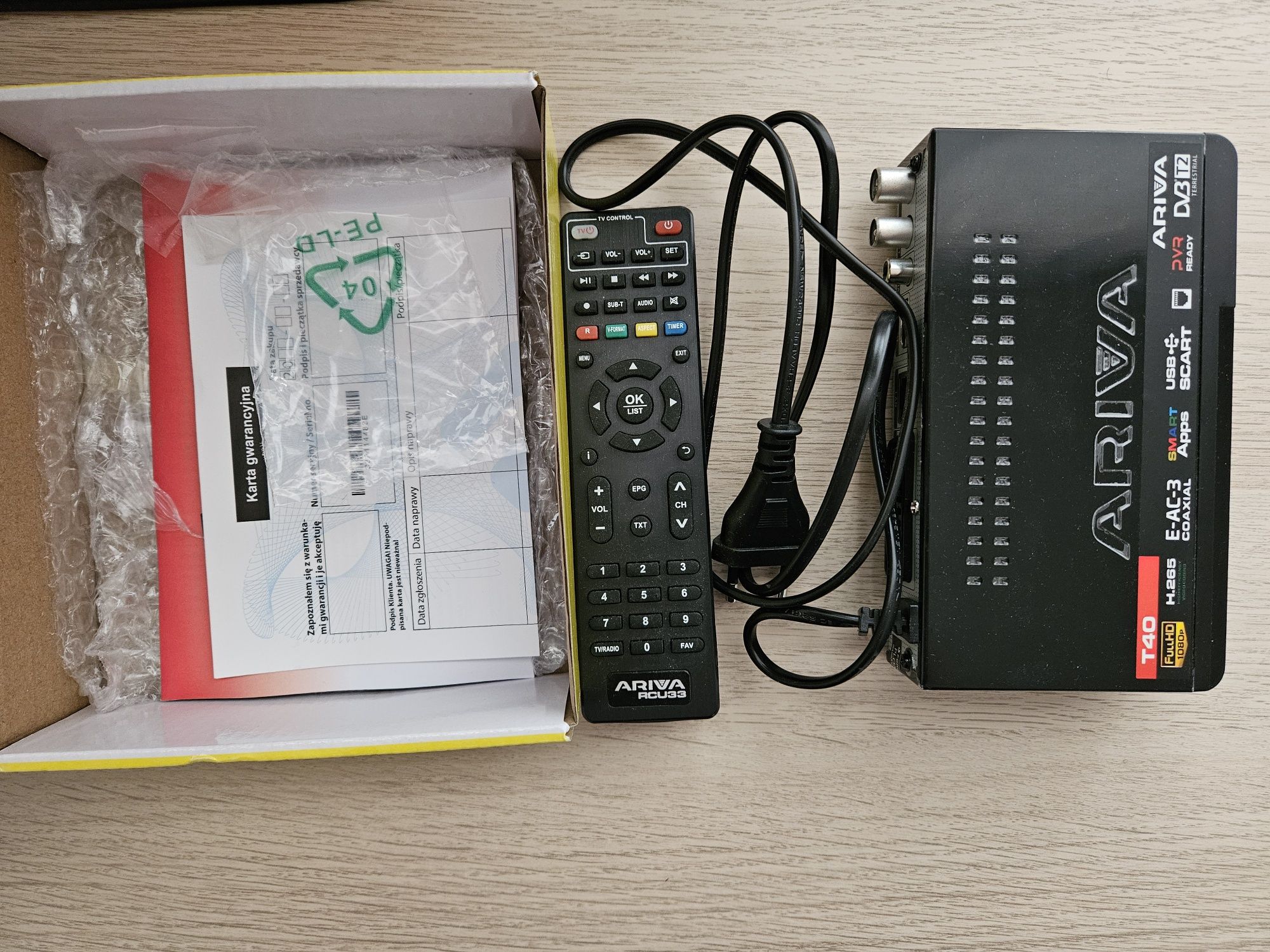 Dekoder Ariva T-30 - DVB-T2 H.265 HEVC