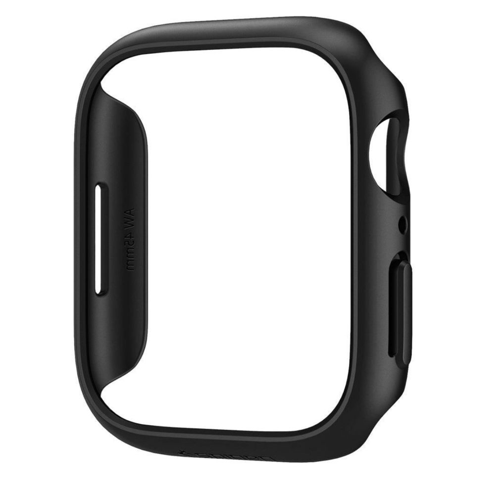Чохол Spigen Thin Fit для Apple Watch 7 45mm Black (ACS04174)