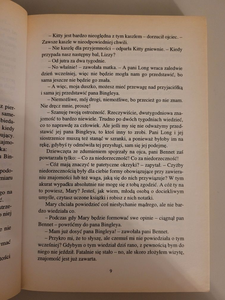 Jane Austen Duma i uprzedzenie