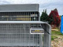 Ogrodzenie Budowlane Tymczasowe Panel Ażur Zaokrąg RaundTop Wzmacniane