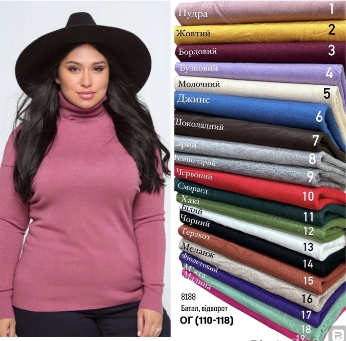 Ура получили все гольфы, стойка, отворот и все размеры