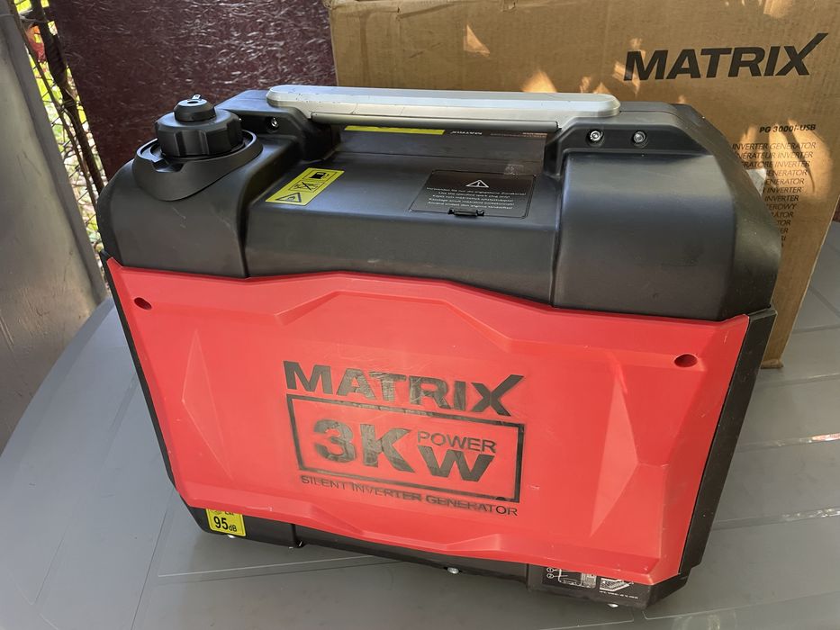 Matrix, бензиновый, бесшумный инверторный генератор, 3,3 KВт.Германия