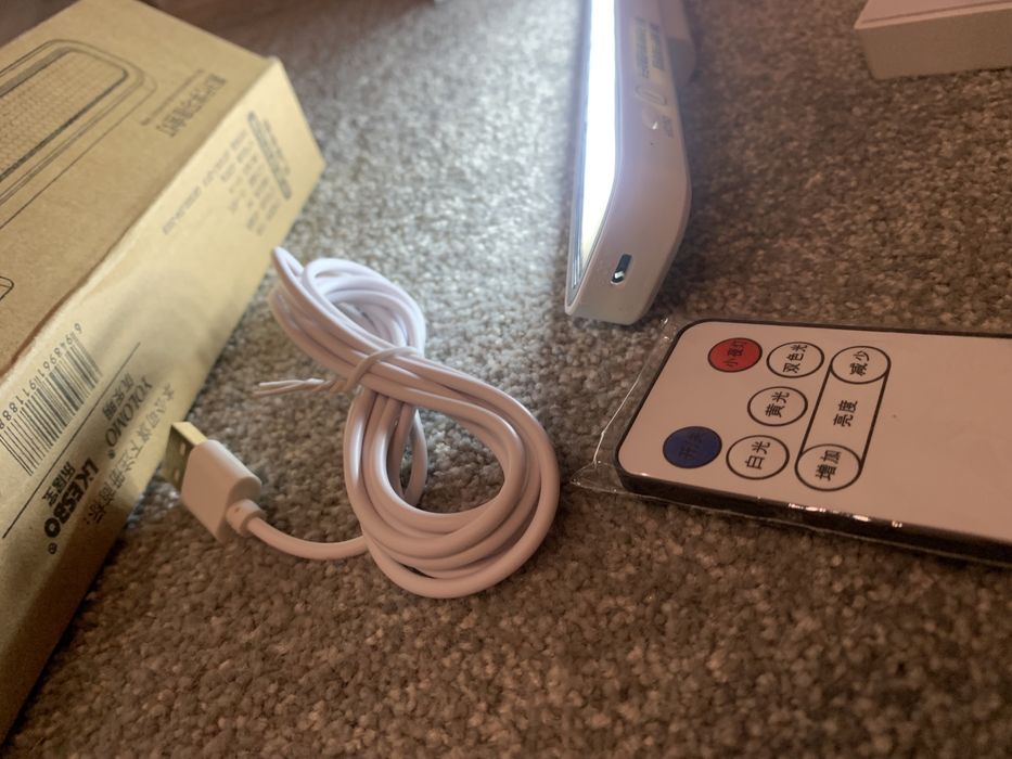 USB LED лампа светильник с аккумулятором с пультом