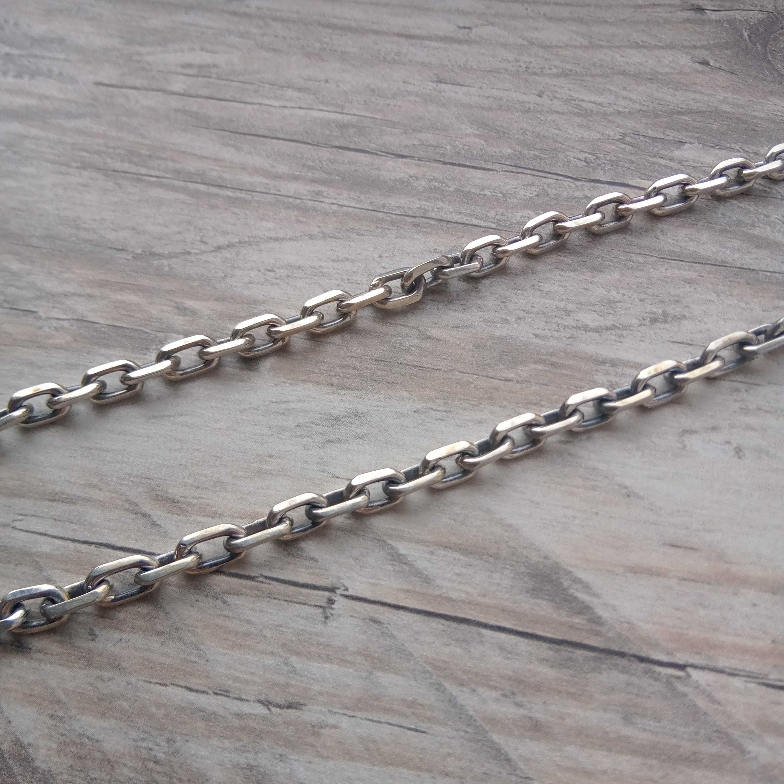 Серебряная цепочка якір Срібний ланцюжок срібло 65 см