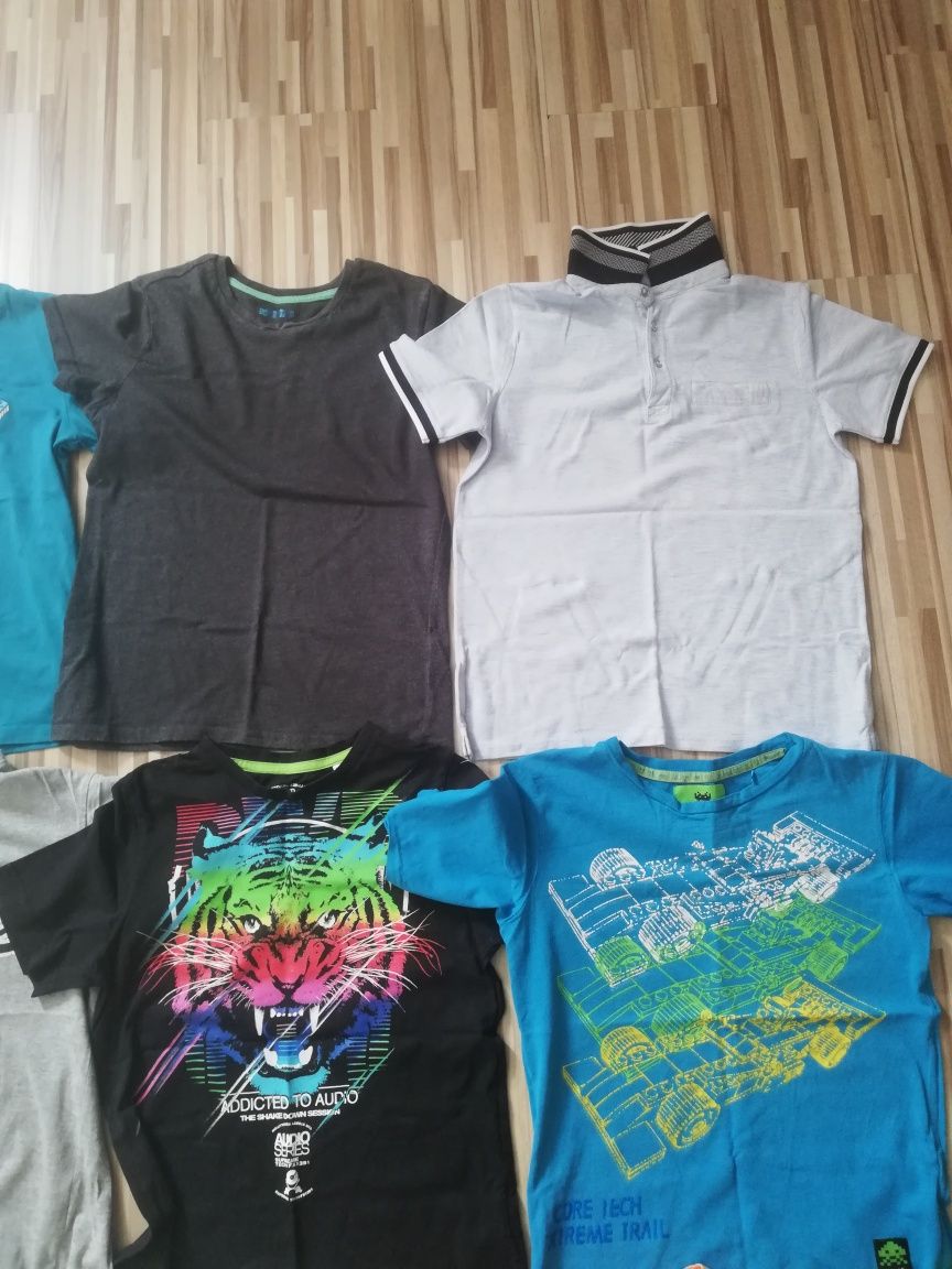 Koszulki /bluzeczki chłopięce r.134/140