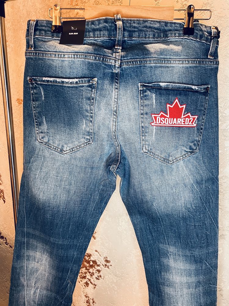 Dsquared2 spodnie meskie jeansowe 48,56