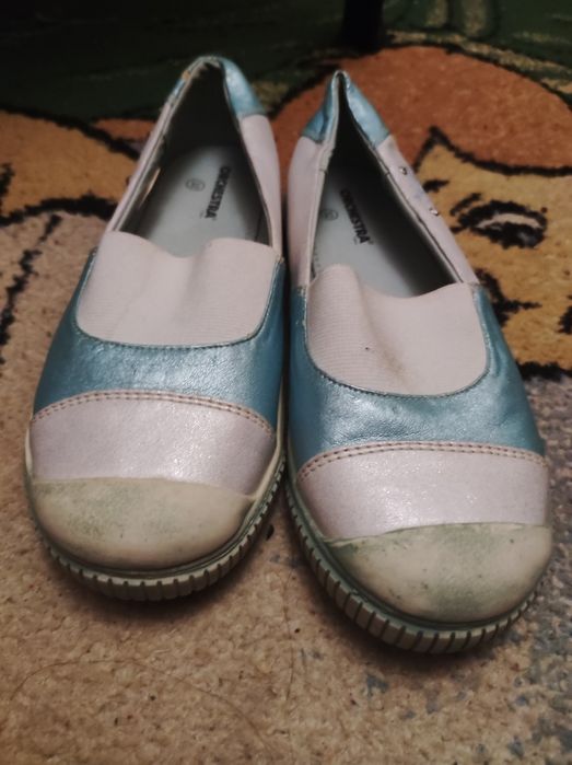 Кожанные туфли для девочки orchestra