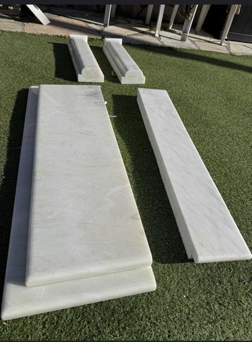 Pedra marmore para lareira nova