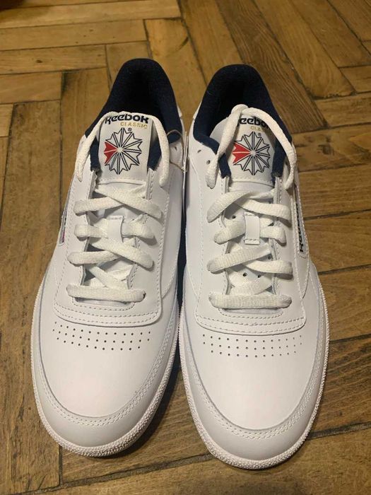 Reebok Club C 85 White/Navy – нові (без коробки)
