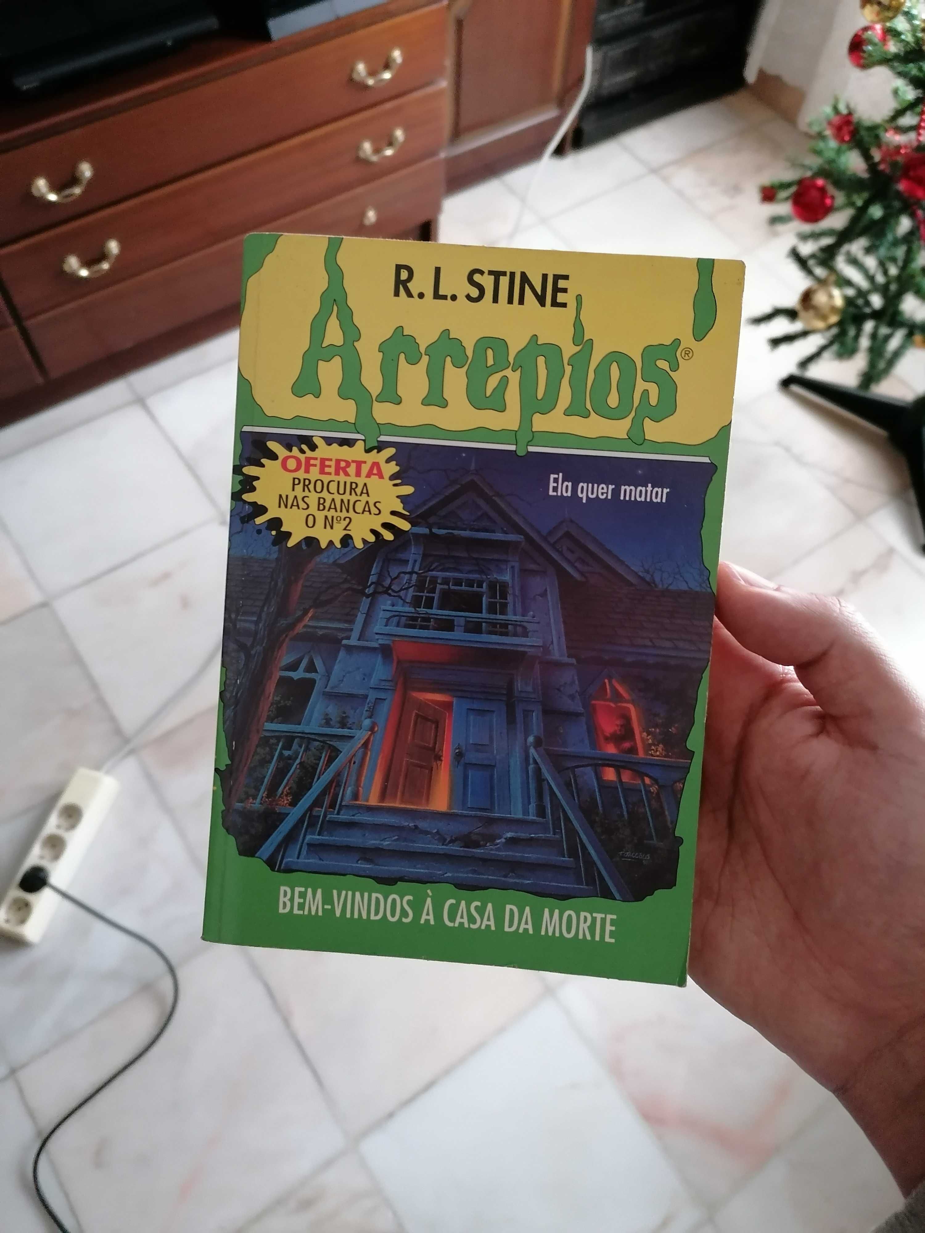 Livro Arrepios Bem Vindos á Casa da Morte