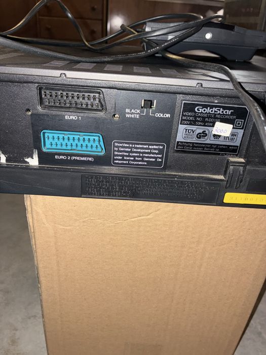 Leitor gravador video 8 e VHS GOLDSTAR