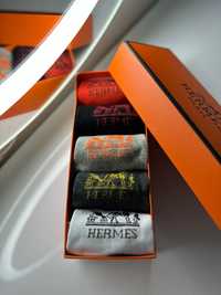 Шкарпетки Hermes Брендові носки Гермес Подарунковий набір шкарпеток