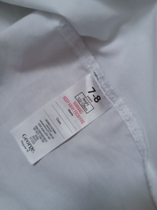 Koszula biała dla dziewczynki