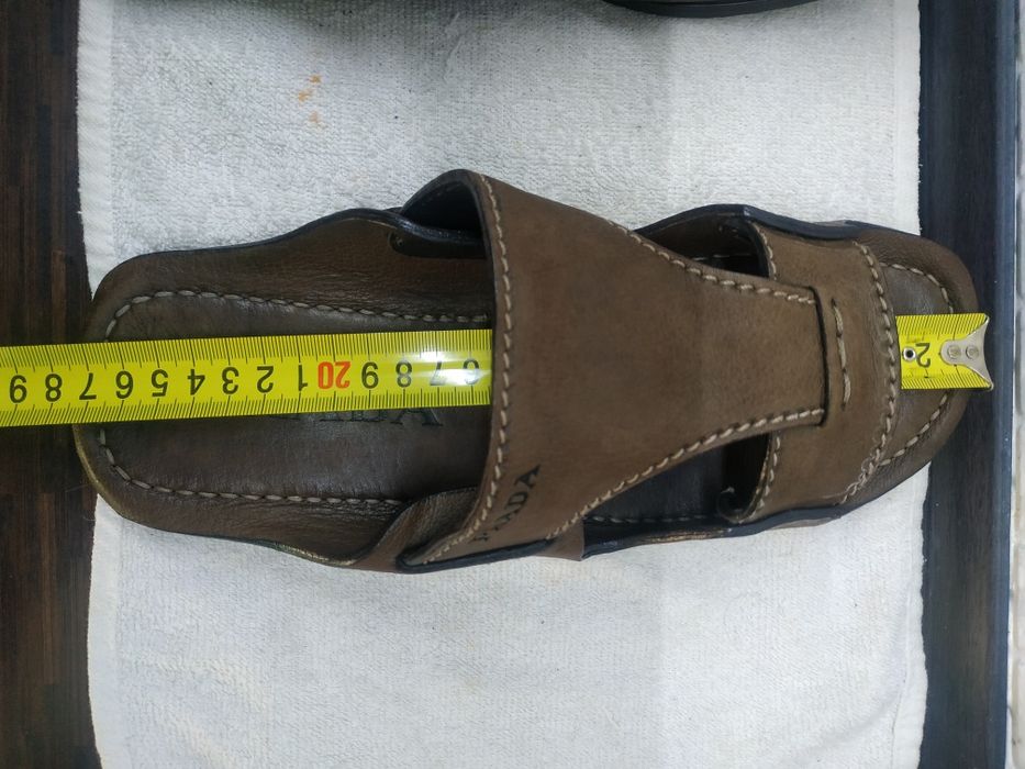 Мужские боссоножки. Сандали. Шлёпанцы. Prada.