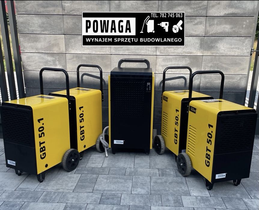 Wynajem  Osuszacz powietrza budowlany, pochłaniacz wilgoci, wypożycz