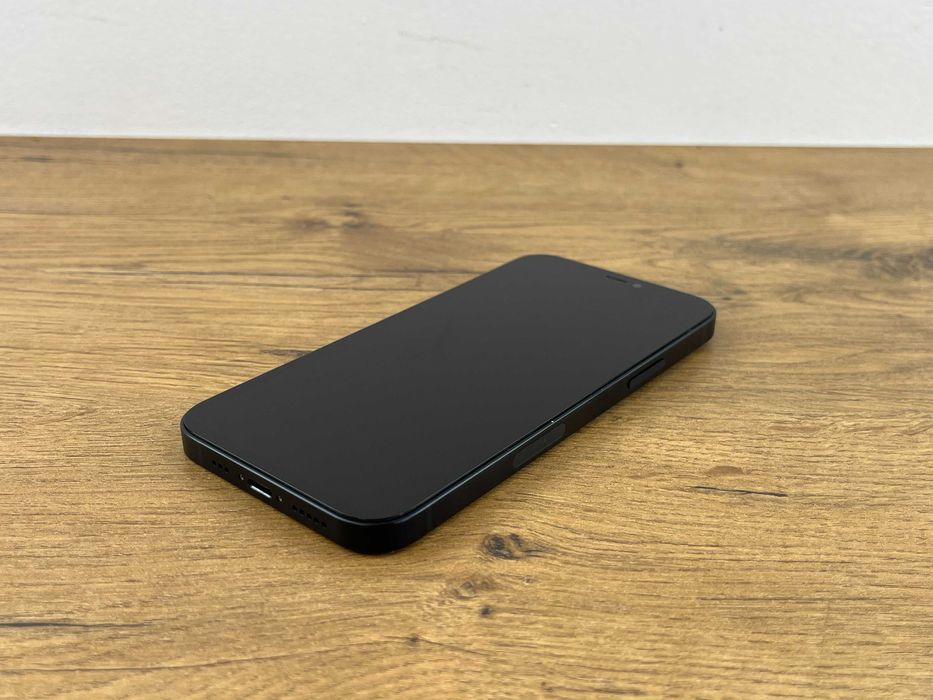 1406. Telefon Apple Iphone 12 64GB Czarny. ZADBANY, 100% sprawny