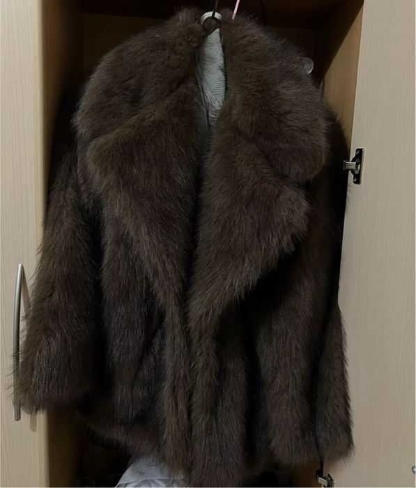 Еко шубка,колір під соболь