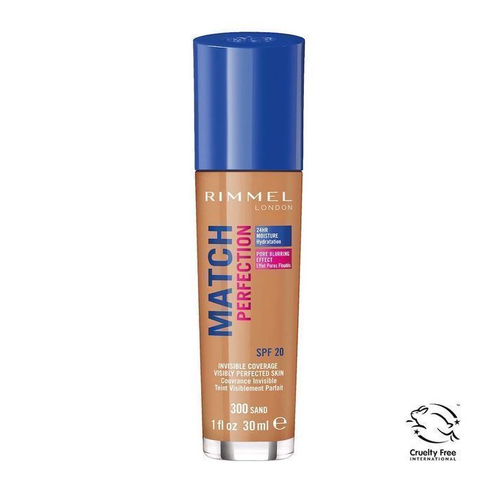 Podkład Rimmel Match Perfection 300 Sand SPF20 30ml - Idealna Cera