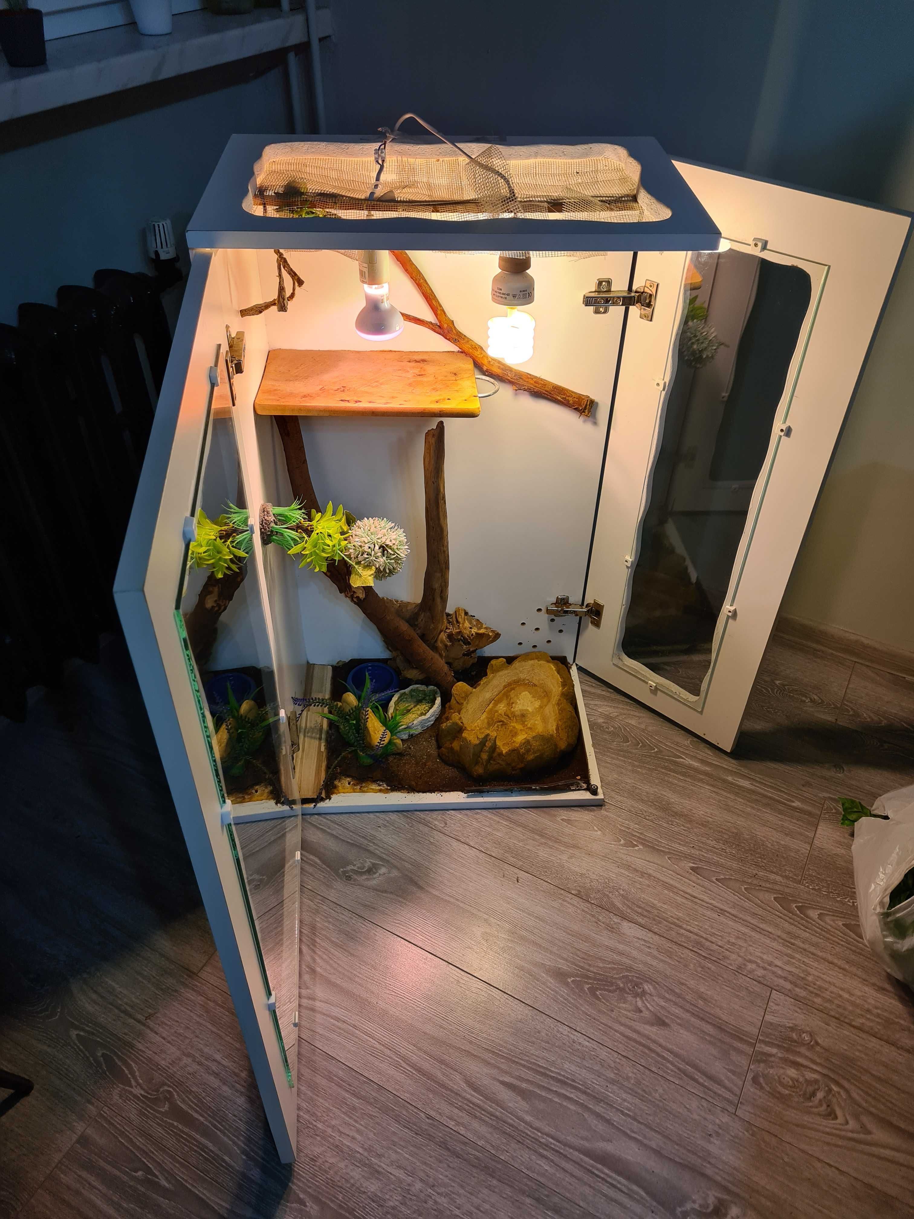 Duże Terrarium dla kameleona +GRATIS