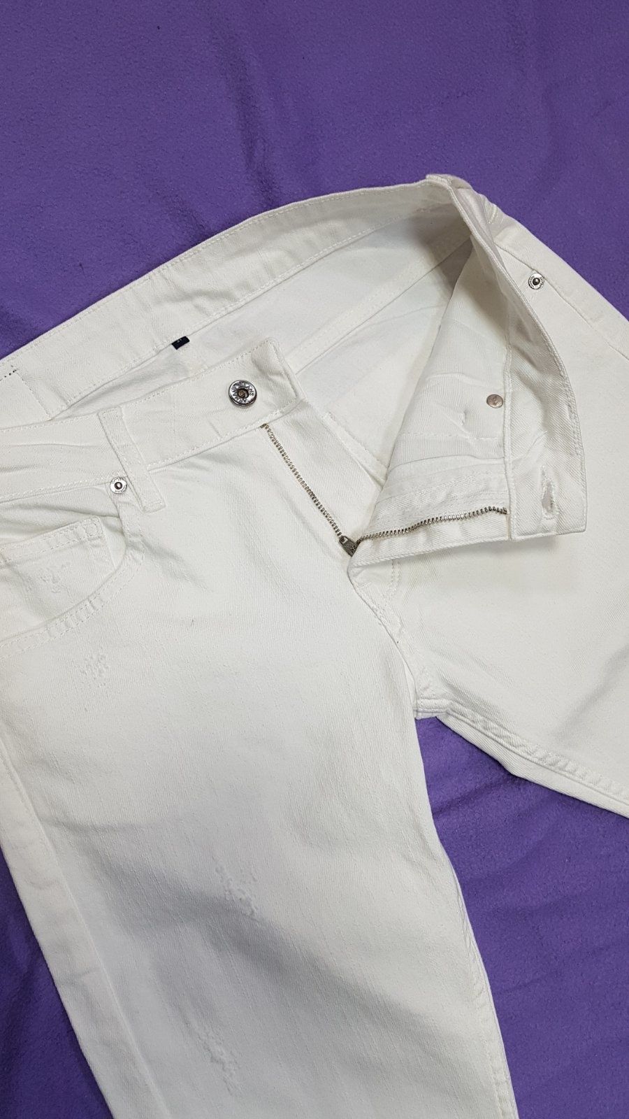 Мужские белые  джинсы, Armani, размер 31, 32