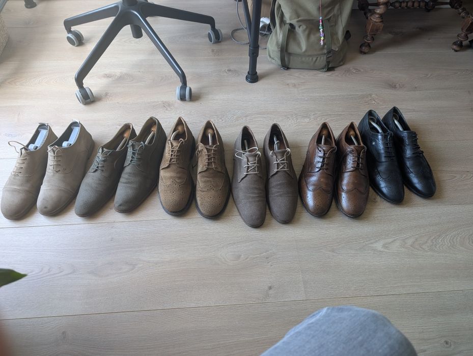 Conjunto de 5 pares de sapatos