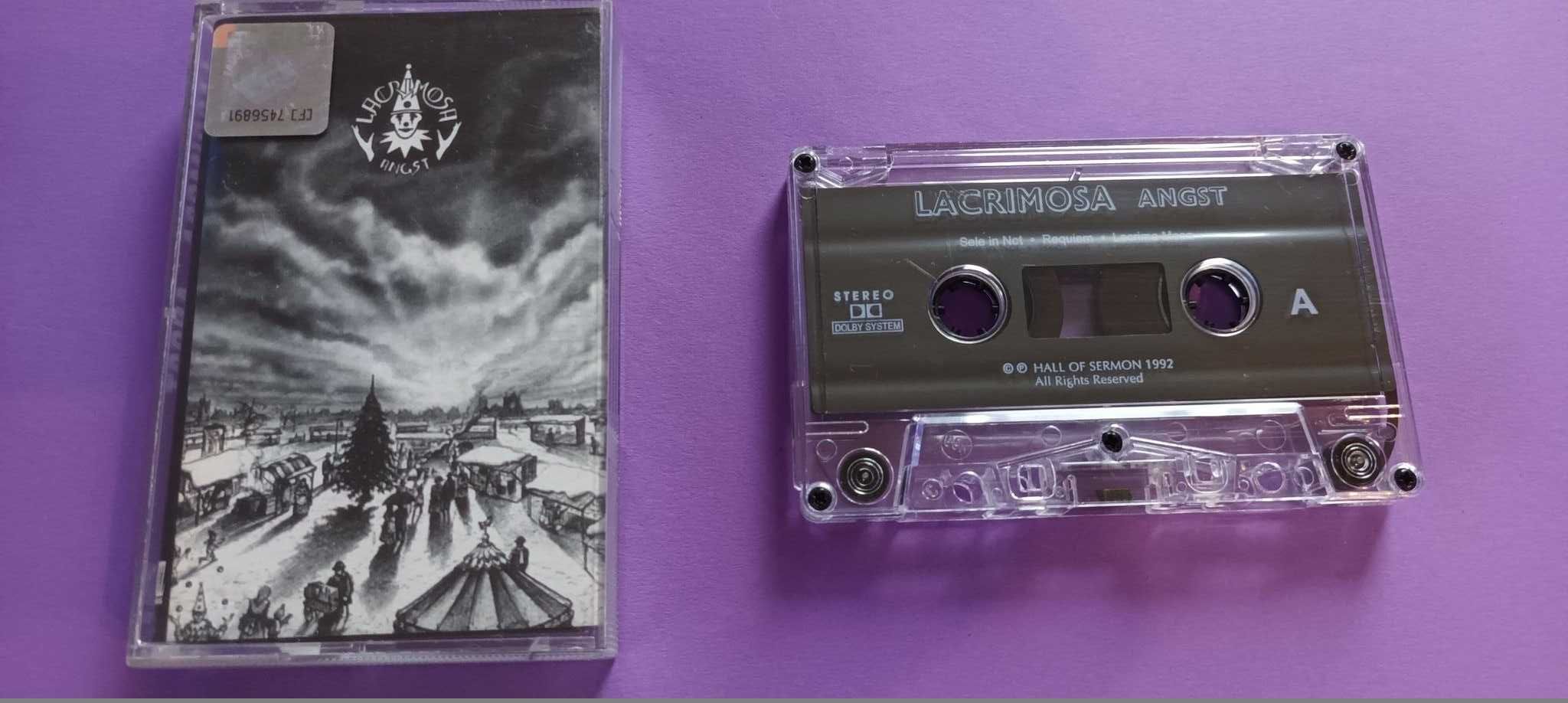 Lacrimosa – Angst , 1997 , Poland - kaseta magnetofonowa