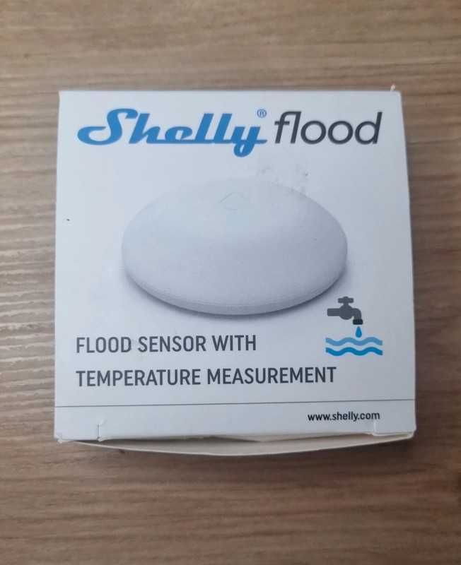 Shelly flood sensor with temperature measurement czujnik zalania2x