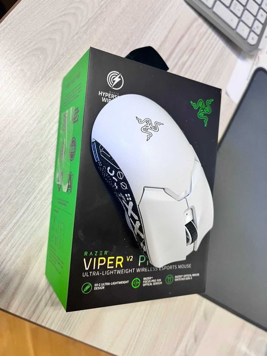 Ігрова бездротова мишка Razer Viper V2 Pro Wireless White