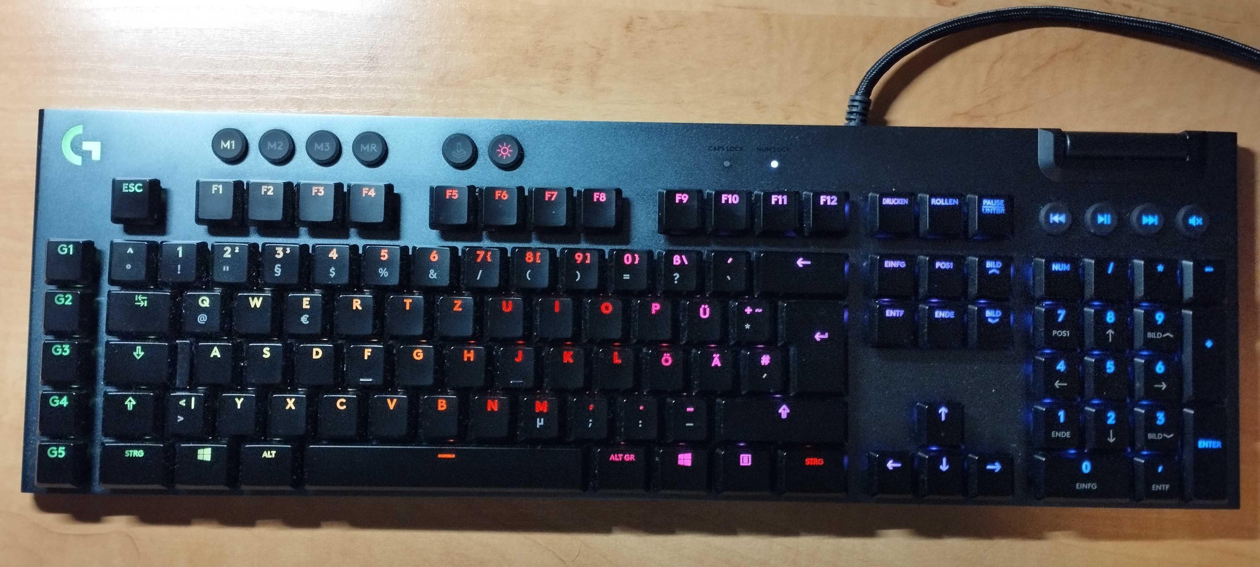Klawiatura mechaniczna Logitech g815 Clicky QWERTZ