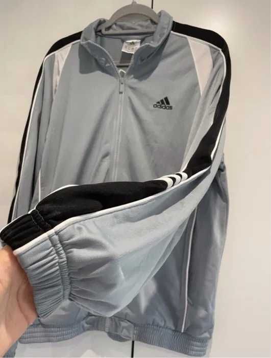 Dres męski sportowy dwuczęściowy bluza spodnie Adidas L/XL