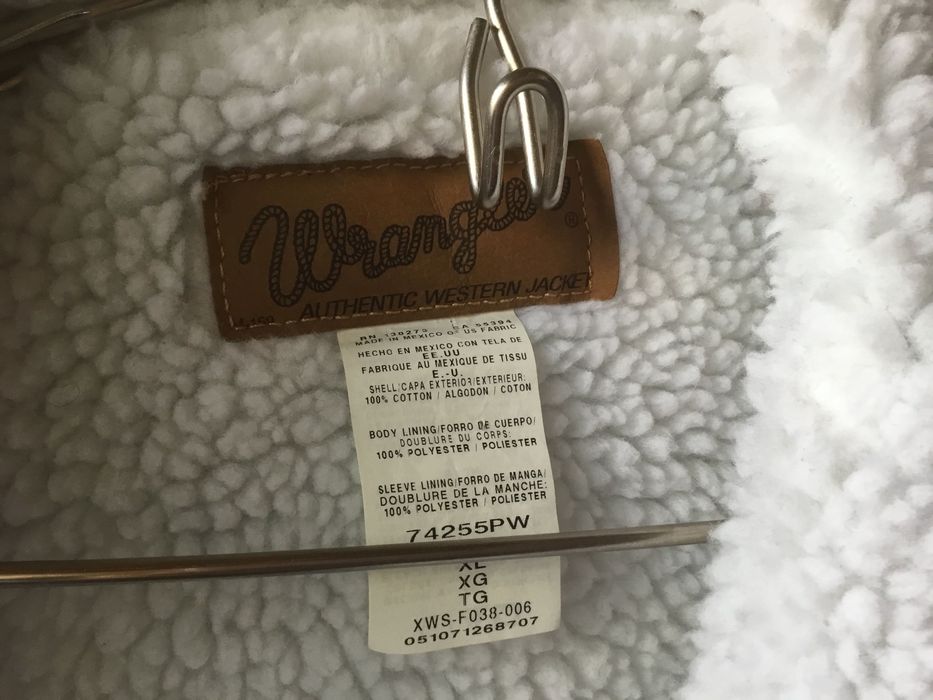 Джинсовая мужская куртка wrangler original