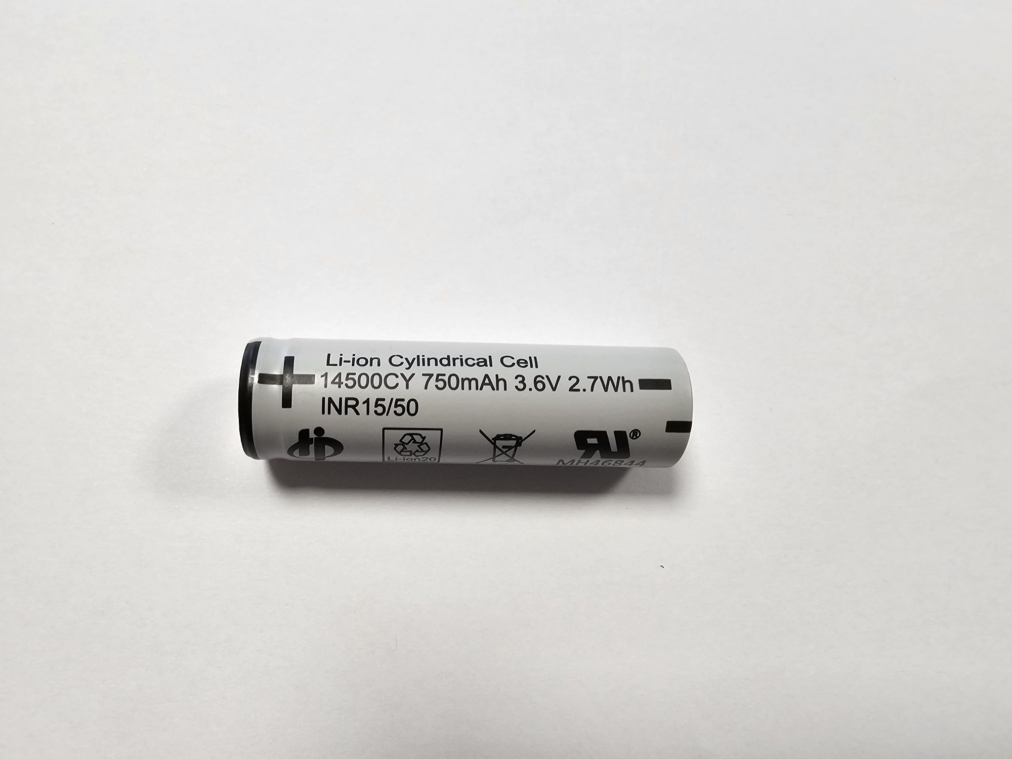 Аккумулятор 14500cy 750mAh 1.52A обсллютно новые.