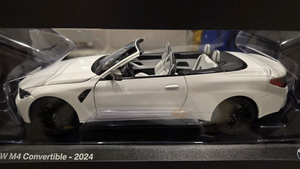 Miniatura 1:18 BMW M4 Cabrio, oryginalna, nowa
