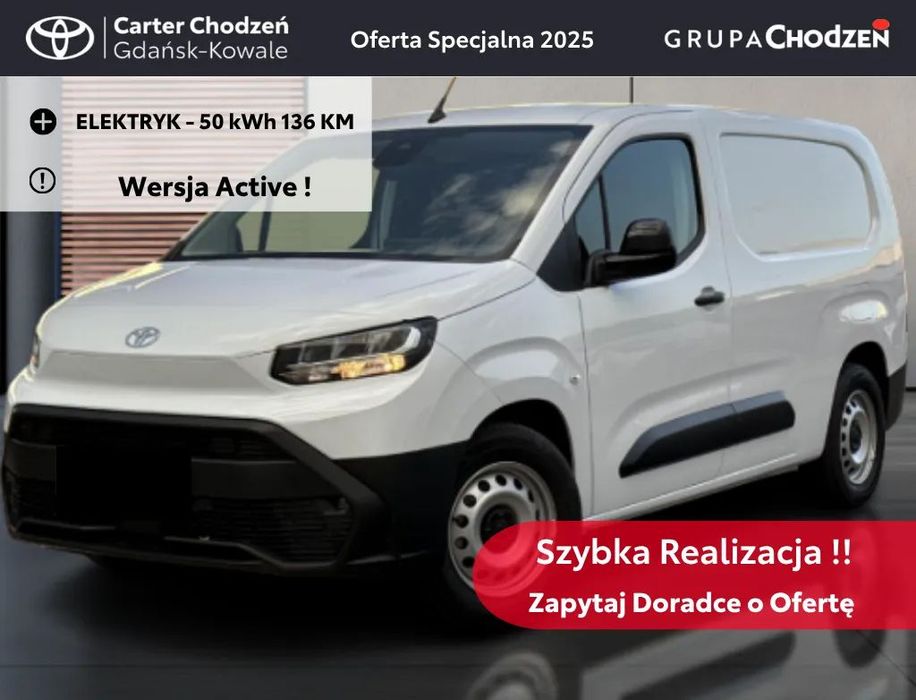 Toyota Proace City BEV  I Silnik elektryczny 50 kWh 136 KM I Szybka Realizacja I Multimedia I