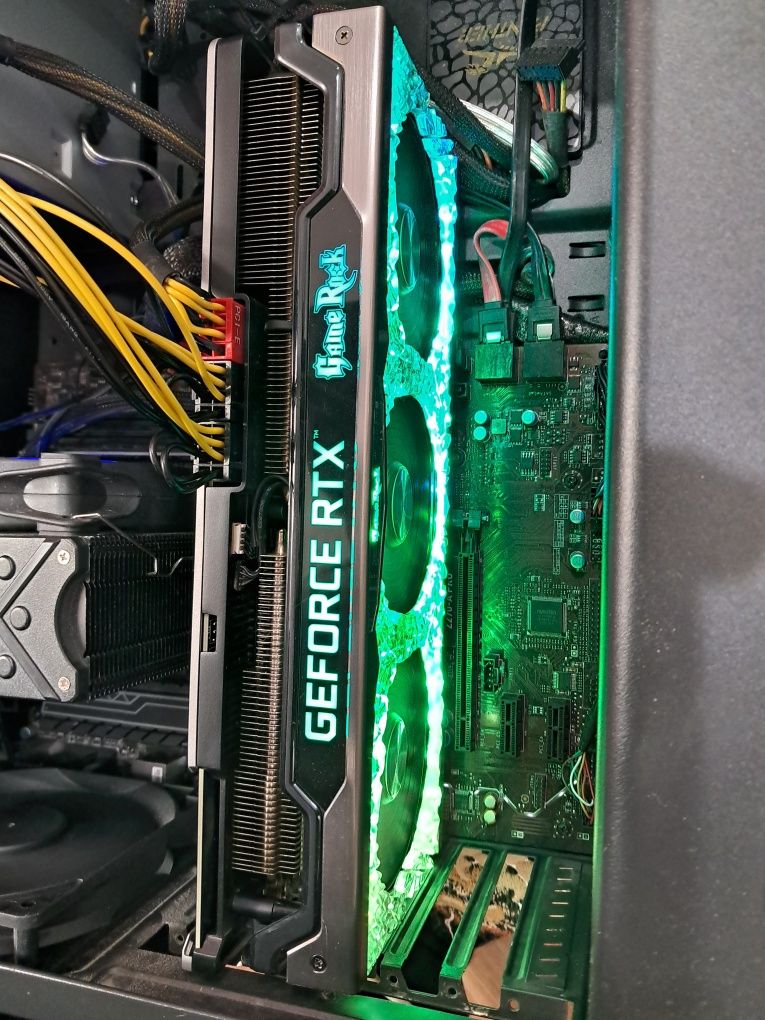 Видеокарта Palit Gamerock RTX 3080 Ti как НОВАЯ пломбы и другие