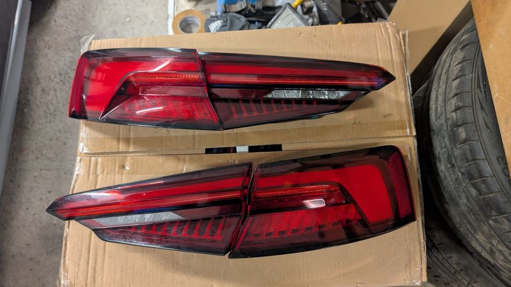 Lampy tył audi A5 b9 F5 przedlift po przeróbce z USA na  Europa