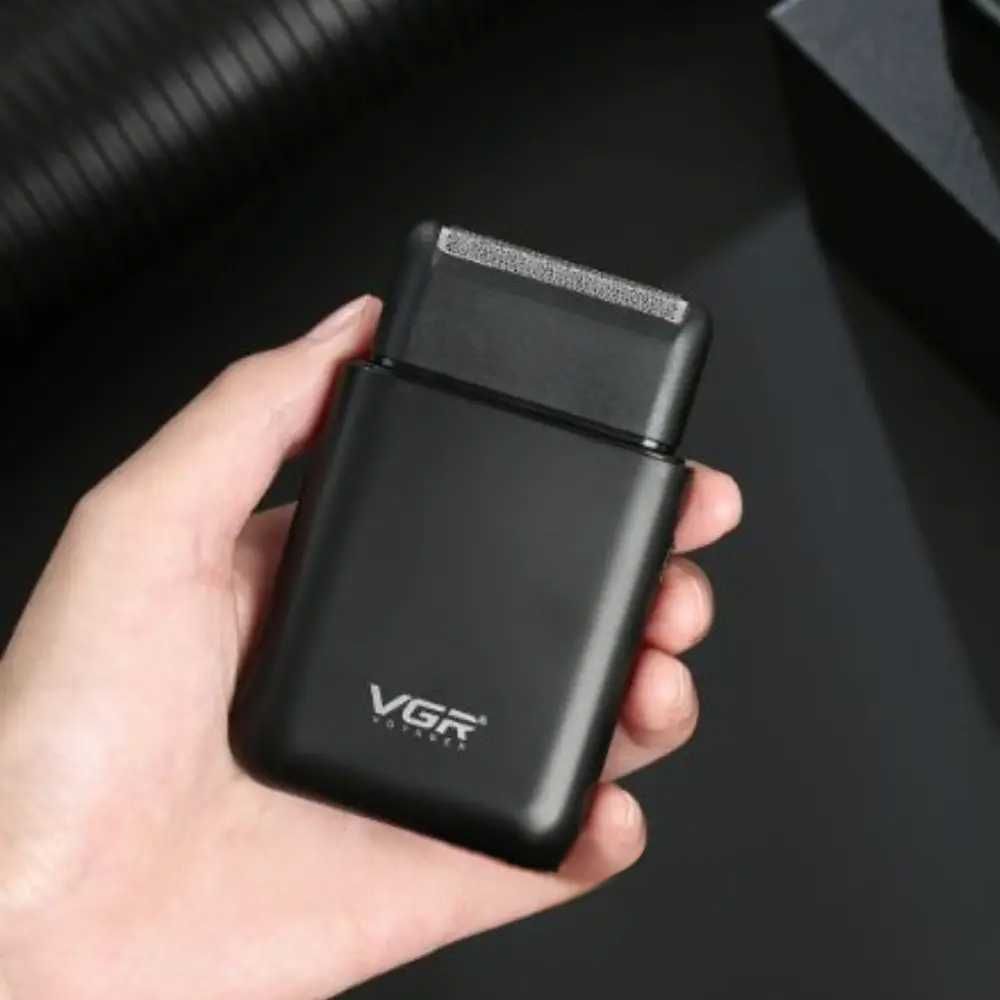 Портативная электробритва VGR V-390, от USB / Бритва мужская