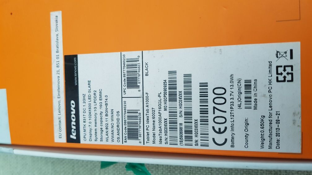 Tablet lenovo x2 uszkodzone