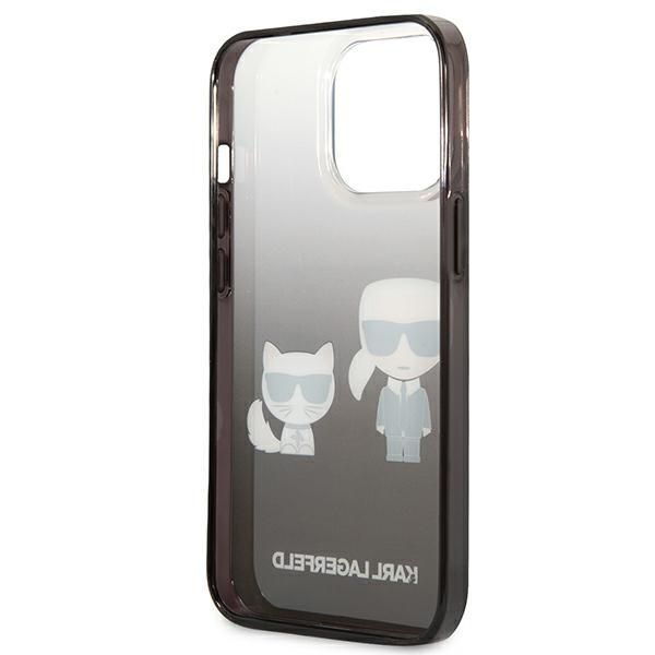 Etui Karl Lagerfeld Ikonik Karl & Choupette do iPhone 13 Pro / 13 6,1"