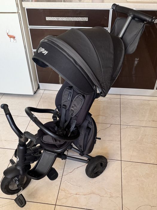 Велосипед складаний триколісний дитячий Qplay Nova+ Rubber Red