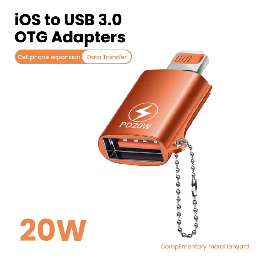 Продам адаптер перехідник OTG з USB на lightning