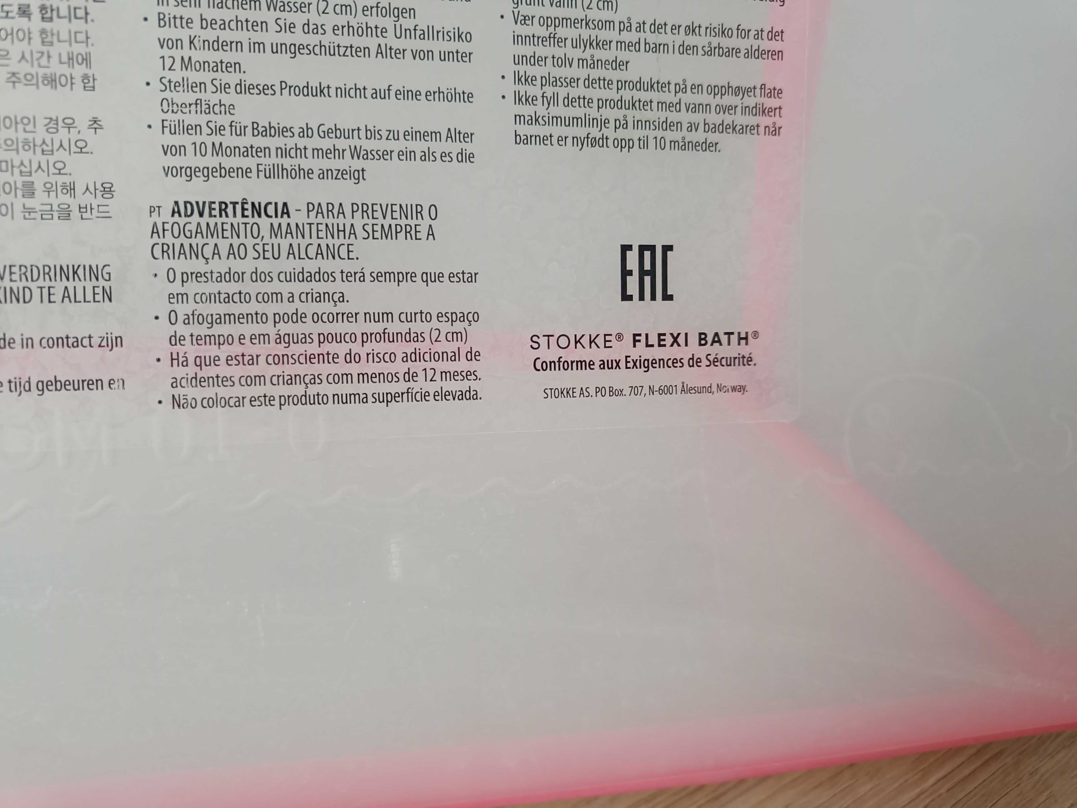 Wanienka Stokke Flexi Bath
