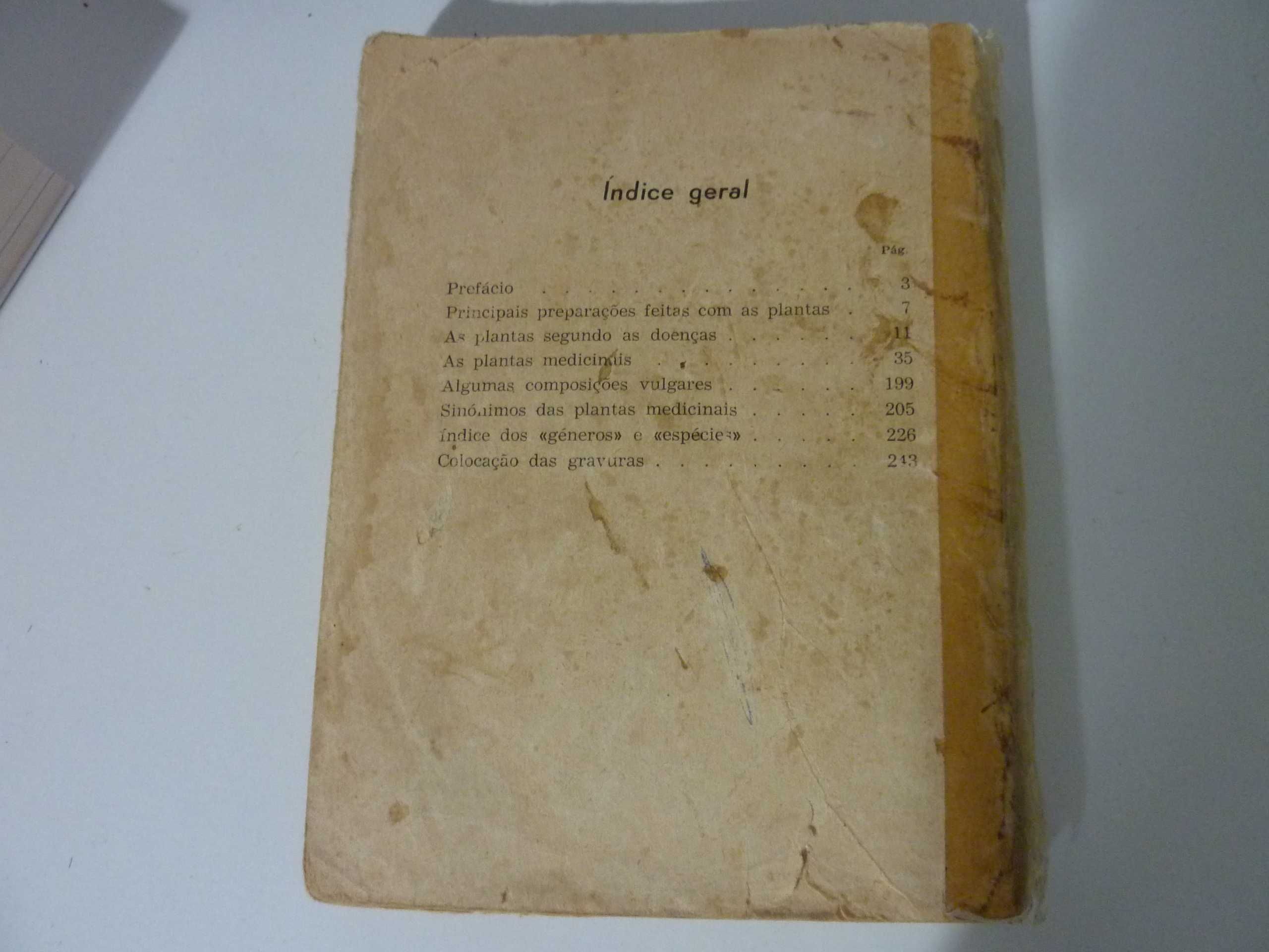 Livro raro "Medicina pelas plantas" (1952)