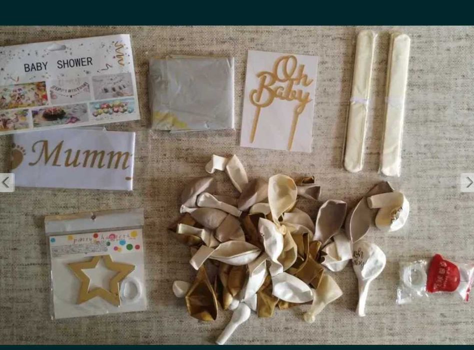 Zestaw na przyjęcie młoda mama noworodek