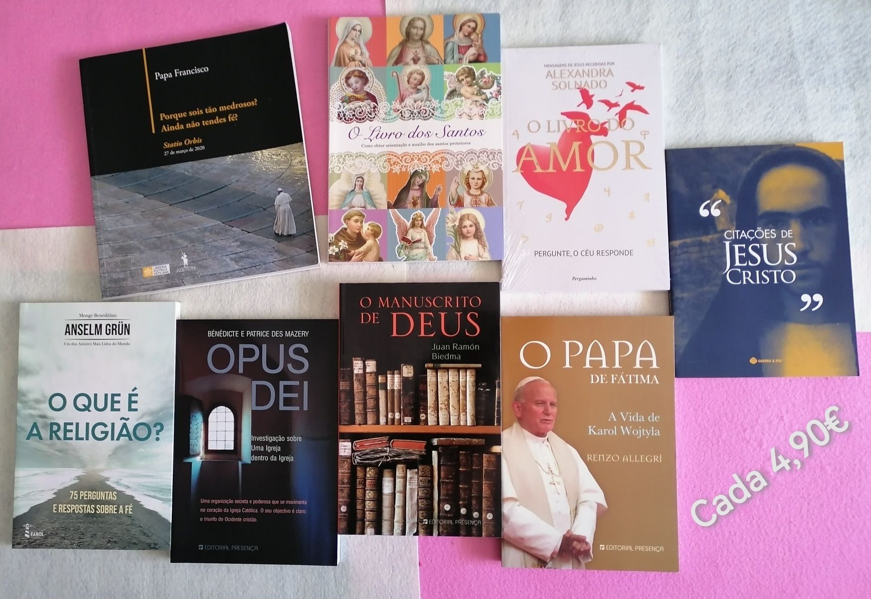 54 Livros NOVOS Tarot,signos/religião-Portes grátis na compra de 2