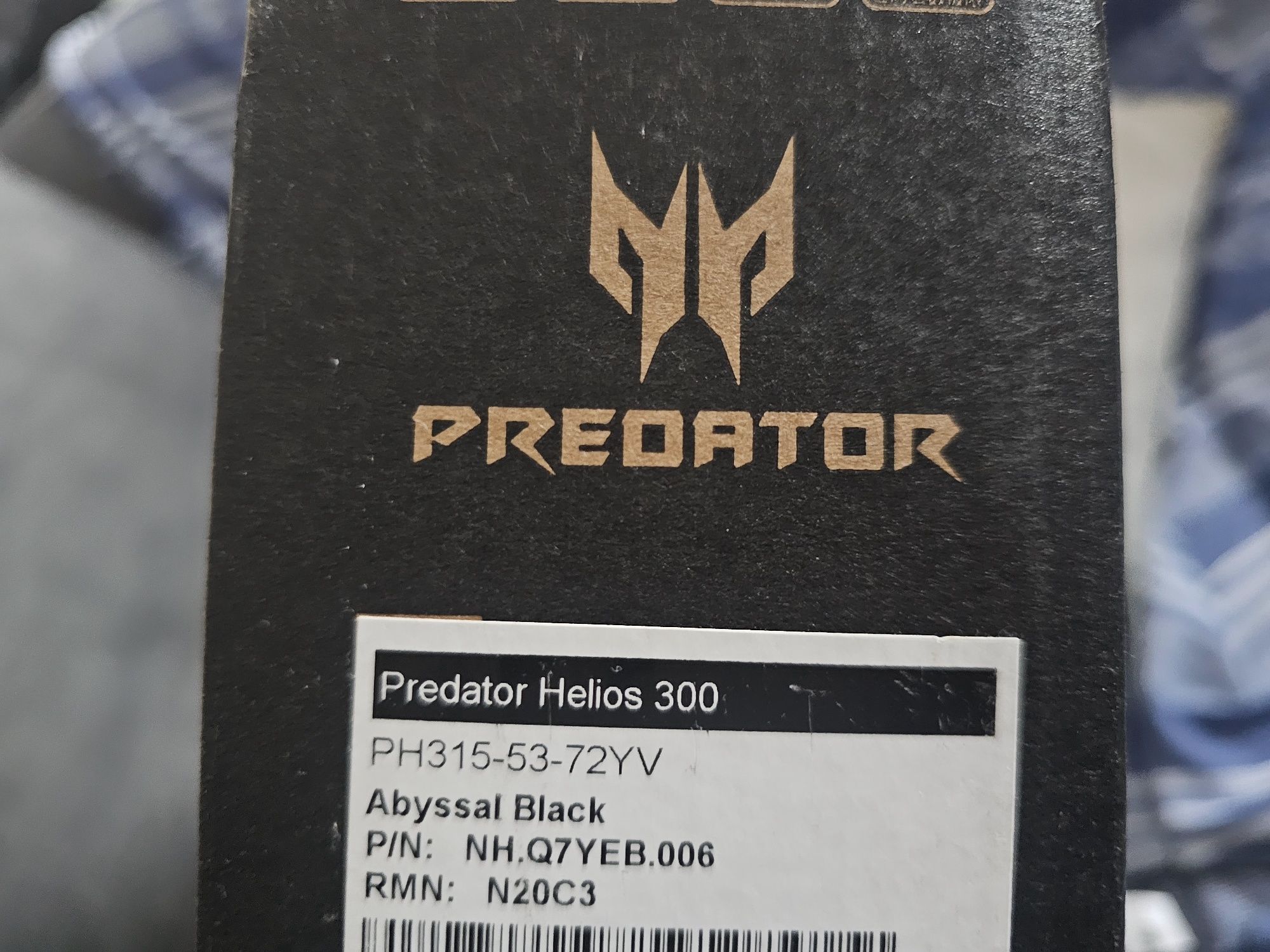 Portátil Predator Helios 300