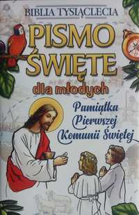 Komunia Święta Biblia z papugą Pallottinum