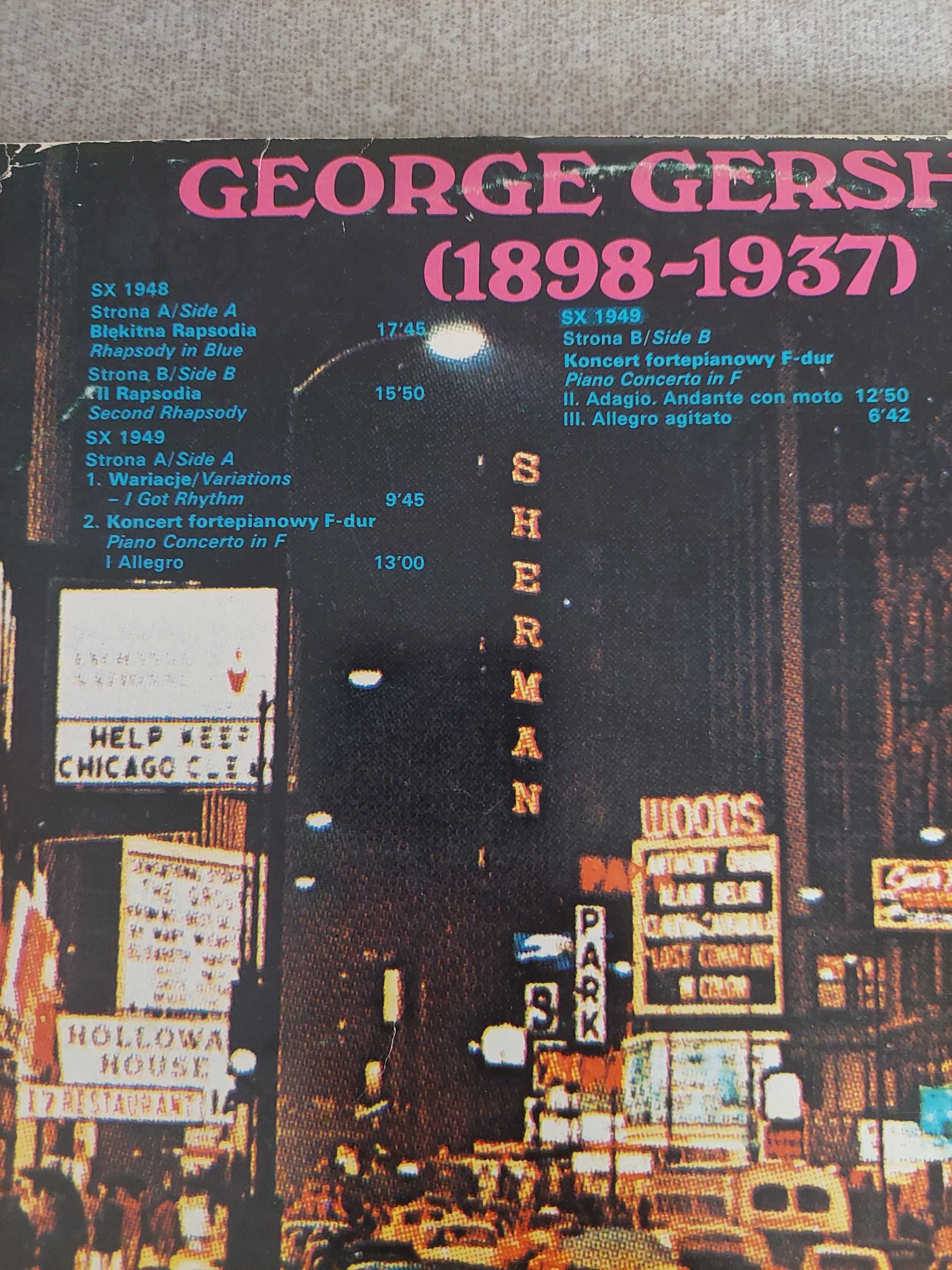 Płyta winylowa x2 George Gershwin