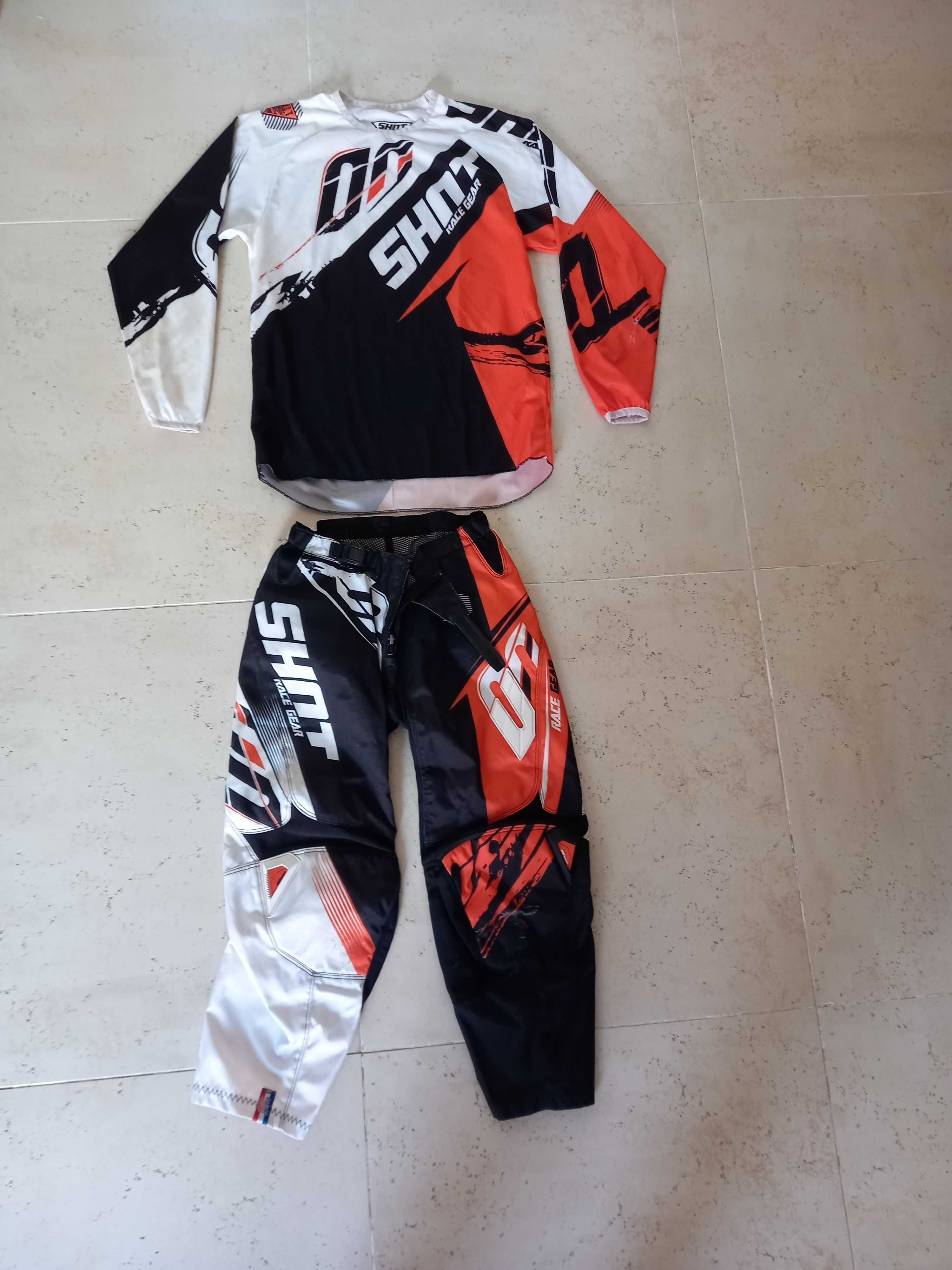 Equipamento MotoCross Criança